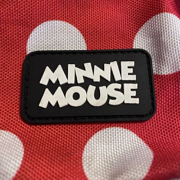 Disney Loungefly Minnie Mouse Polka Dot Bow Backpack Red White Black Girls Women - Picture 6 of 15